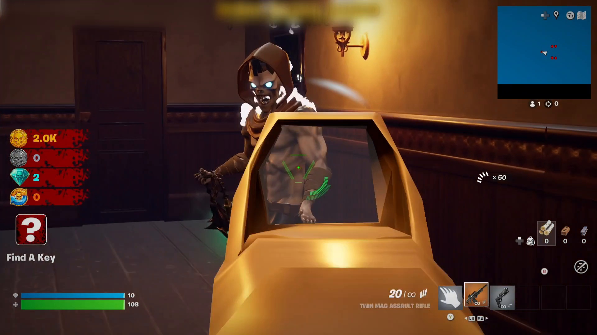 PANIC CYCLE [Horror Roguelike] gameplay screenshot 2 (Fortnite map)