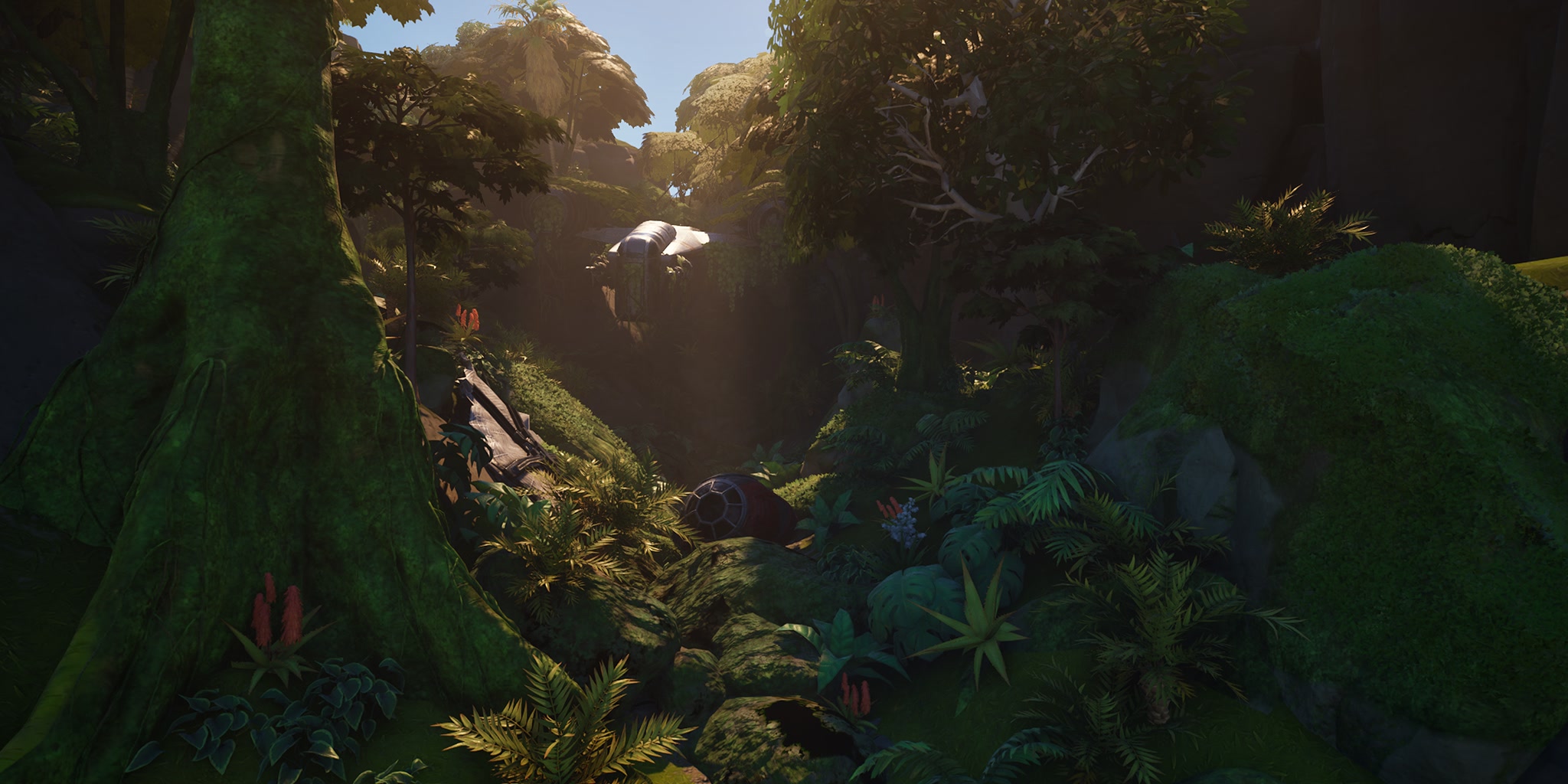 Star Wars: Rebel Roguelike gameplay screenshot 1 (Fortnite map)