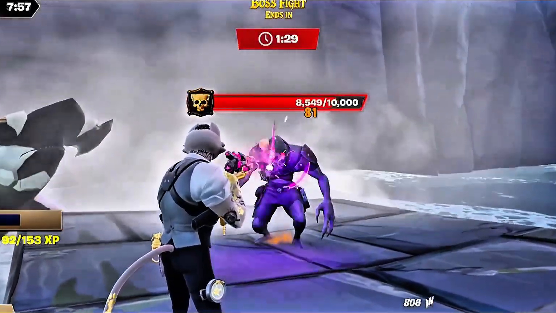 TITAN SLAYER: Epic Boss Fight 🐙 gameplay screenshot 3 (Fortnite map)